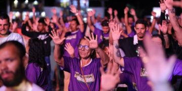 Fé e solidariedade na Marcha para Jesus em SJB