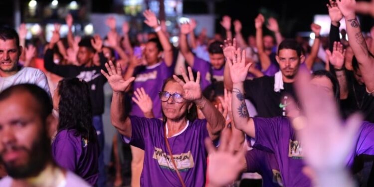 Fé e solidariedade na Marcha para Jesus em SJB