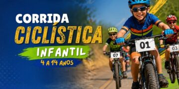 Corrida ciclística infantil acontece sábado (09/05) na Lagoa do Salgadinho