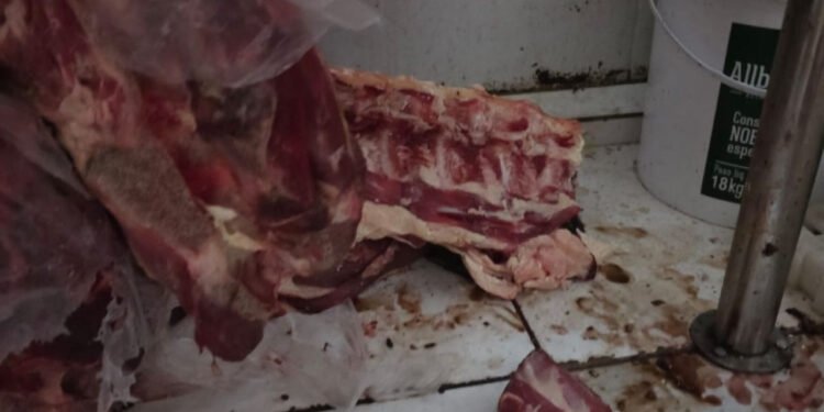 Visa apreende 885 quilos de alimentos impróprios e interdita supermercado em Campos